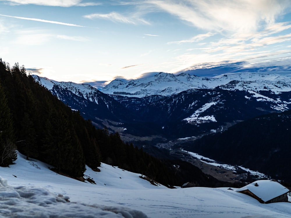 snow covered mountain under blue sky during daytime