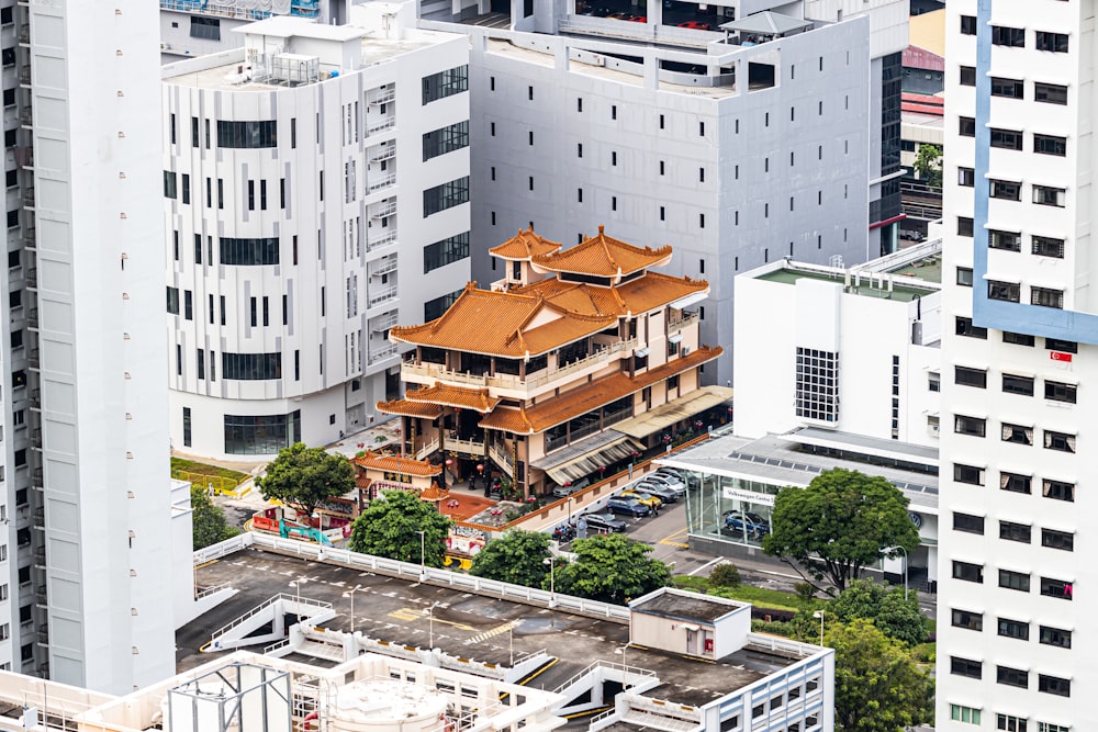 white and brown concrete building during daytime