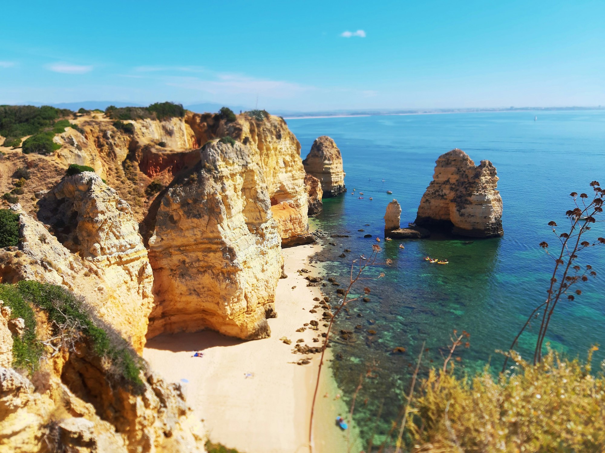 Ponta da Piedade, Lagos, Portugal. For more visual travel inspiration visit our instagram: https://www.instagram.com/reiseuhu