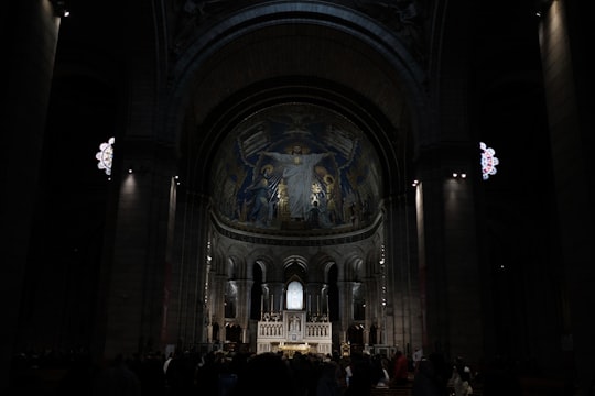 people inside cathedral during daytime in Sacré-Cœur France