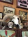 Elegant interior setting featuring a handcrafted cattle skull piece as focal art.
