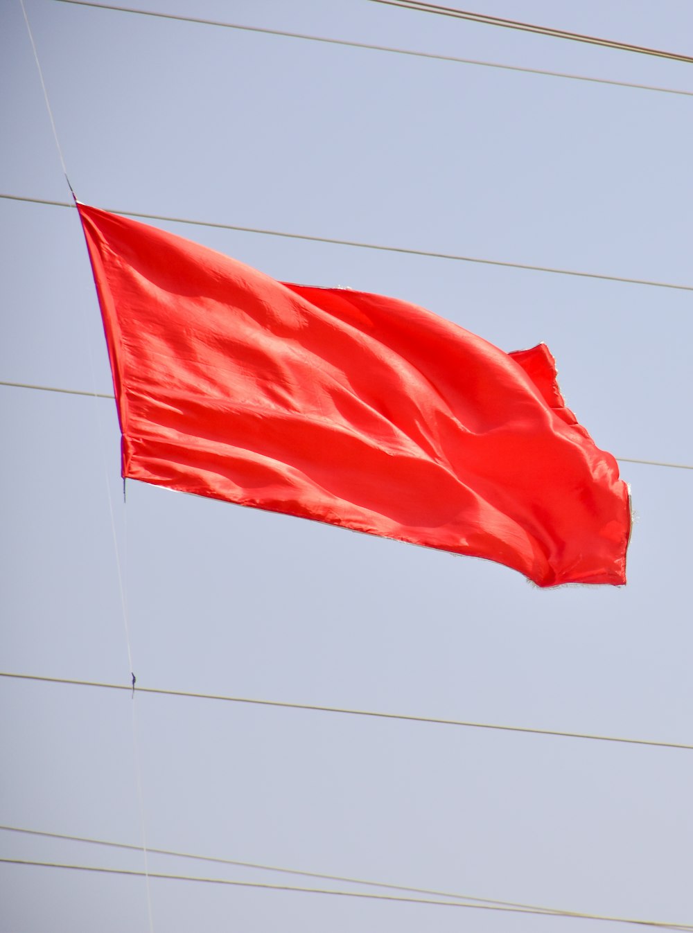 red and white striped textile