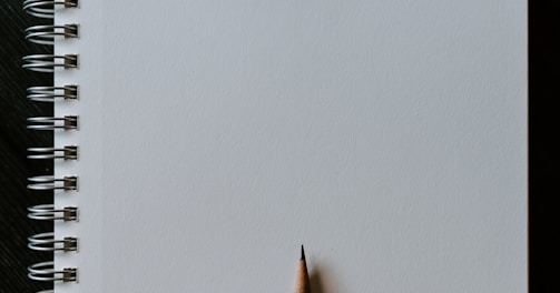 brown pencil on white surface