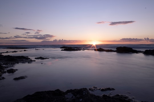 body of water during sunset in Gotland Sweden