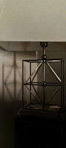 A stylish table lamp showcasing modern design.