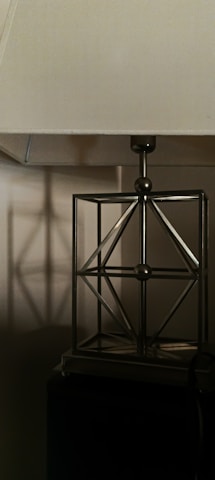 A modern lamp showcasing elegance and design.