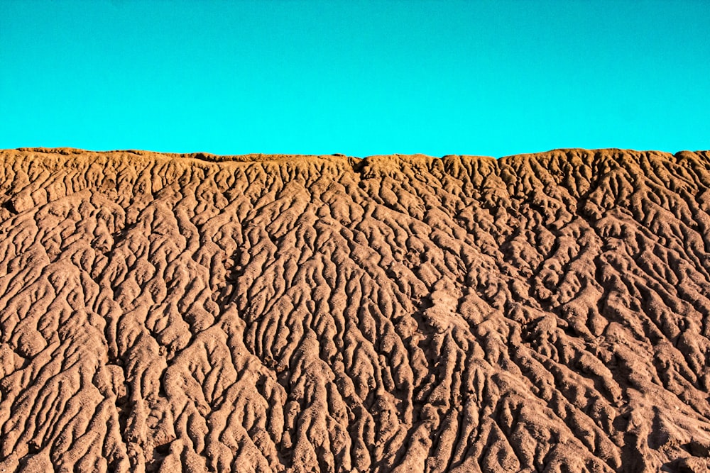 brown sand under blue sky during daytime