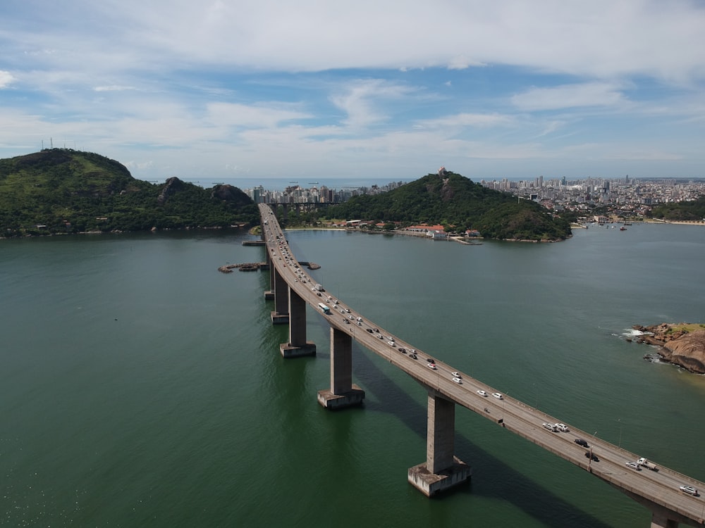 brown wooden bridge over the river