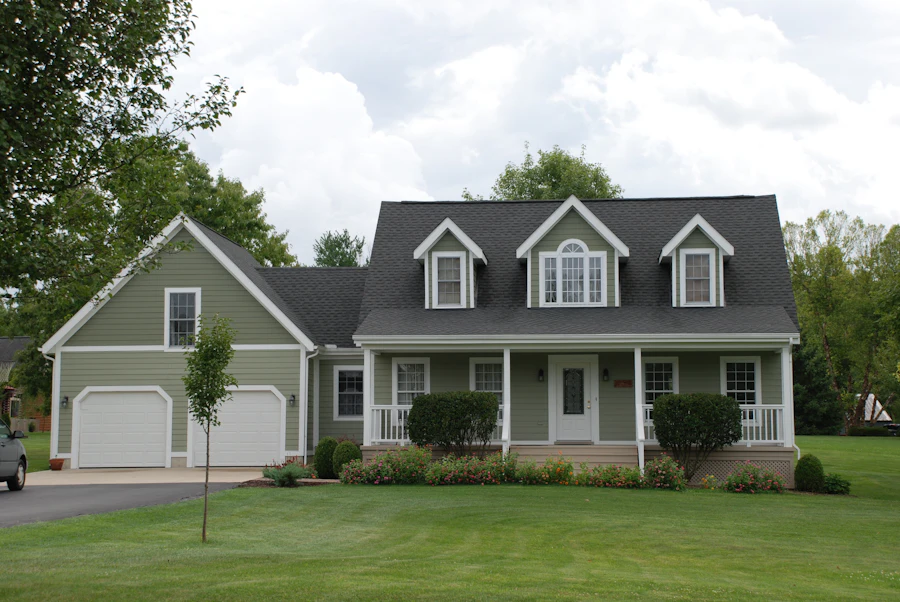 Home exterior with new siding and windows