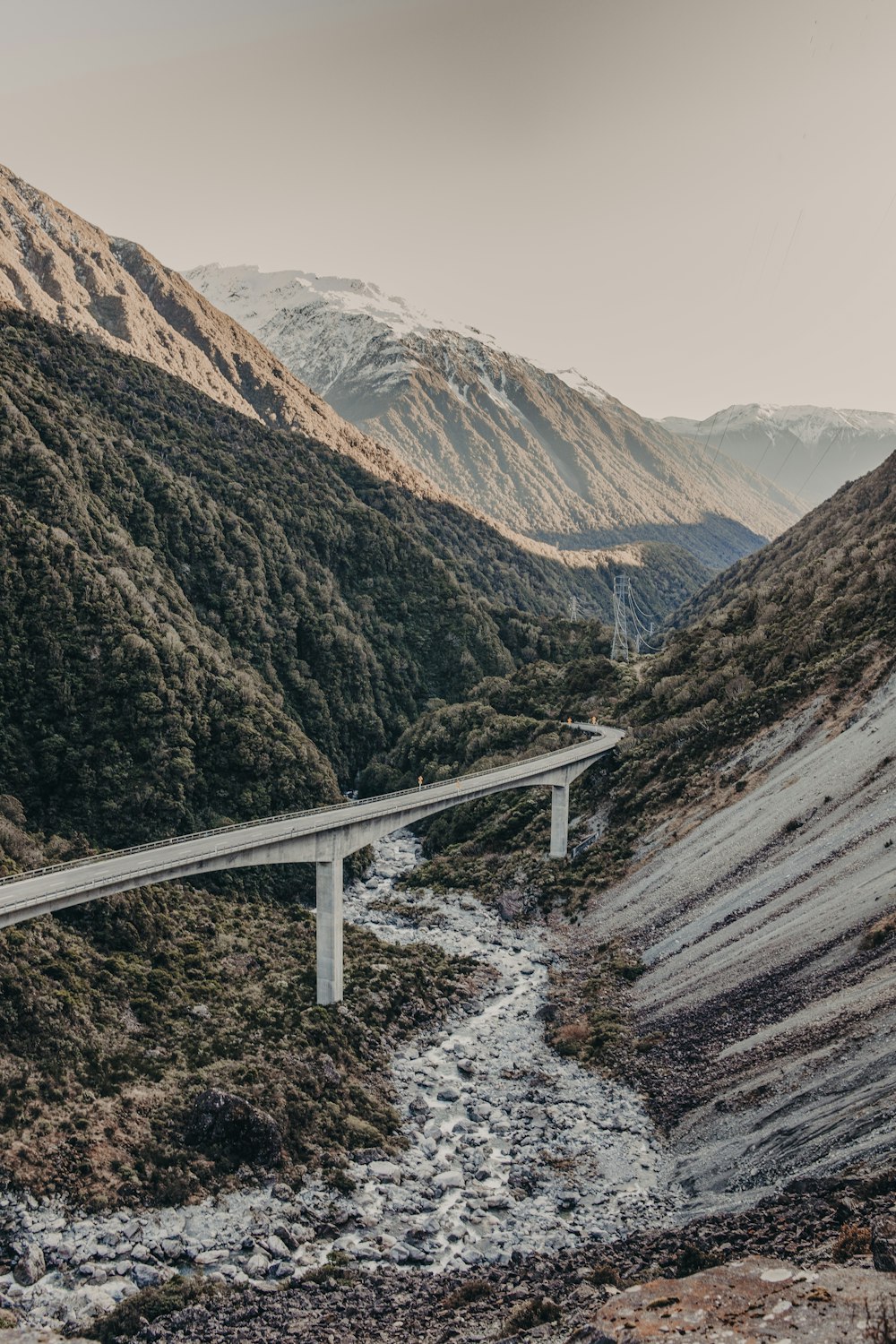 ponte di legno marrone sul fiume