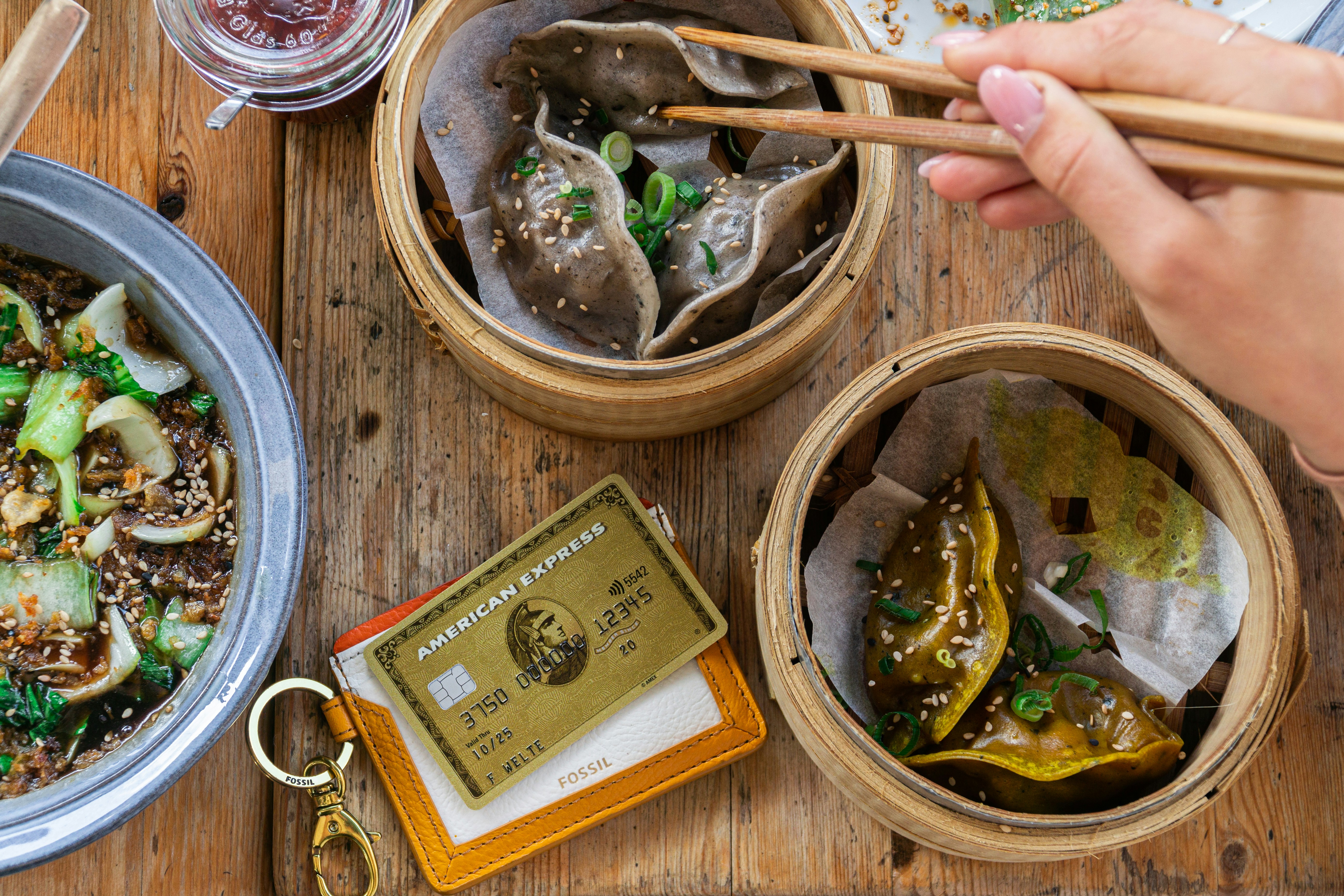 dim sums and amex credit card at Some Dim Sum