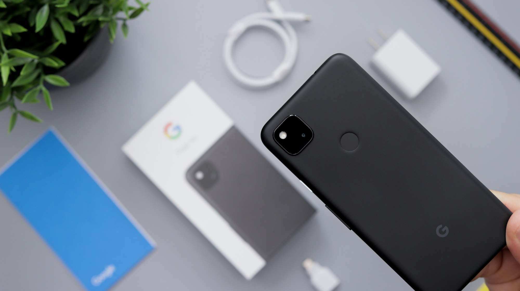 Google Pixel 4a Smartphone Unboxed