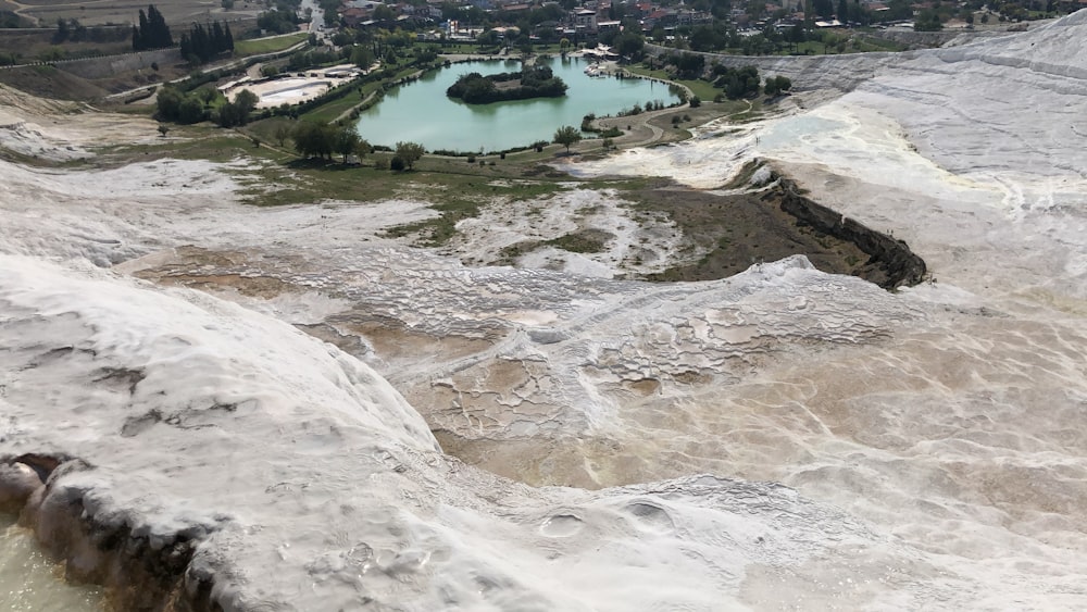 aerial view of body of water during daytime