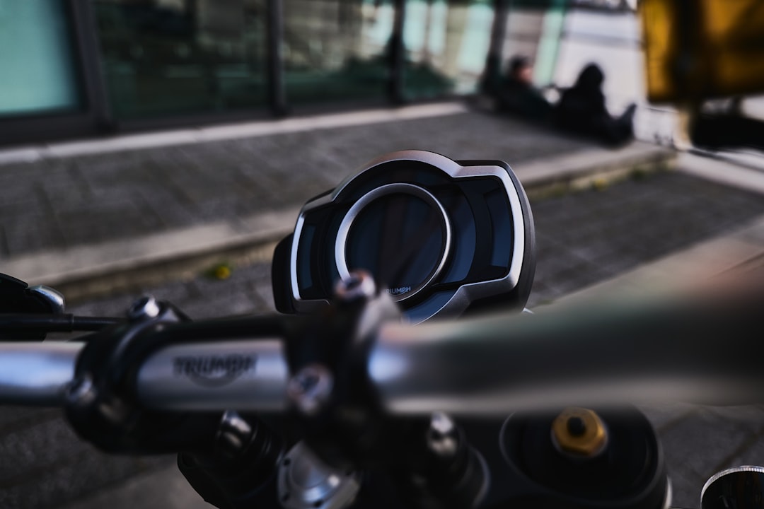 black and silver steering wheel