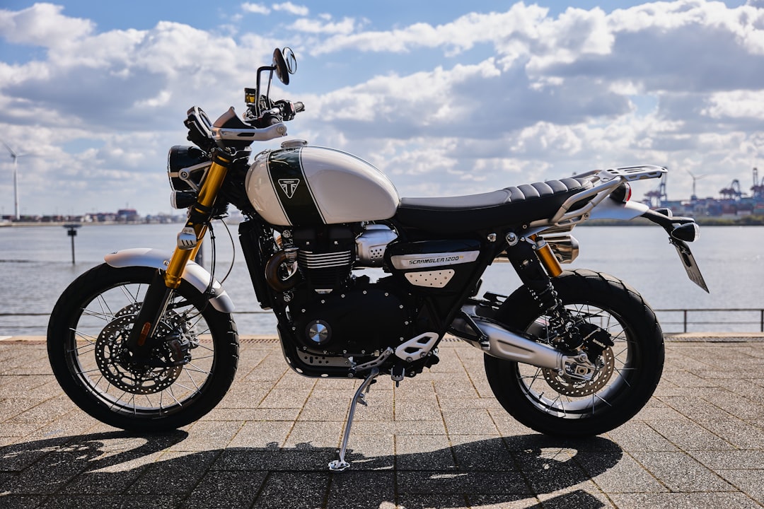 black and silver cruiser motorcycle