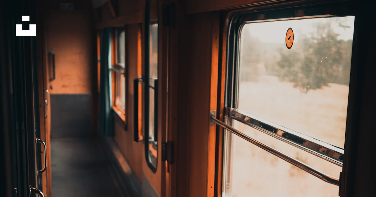 Basic Train Window Brown wooden train window during daytime photo – Free Corridor Image on ...