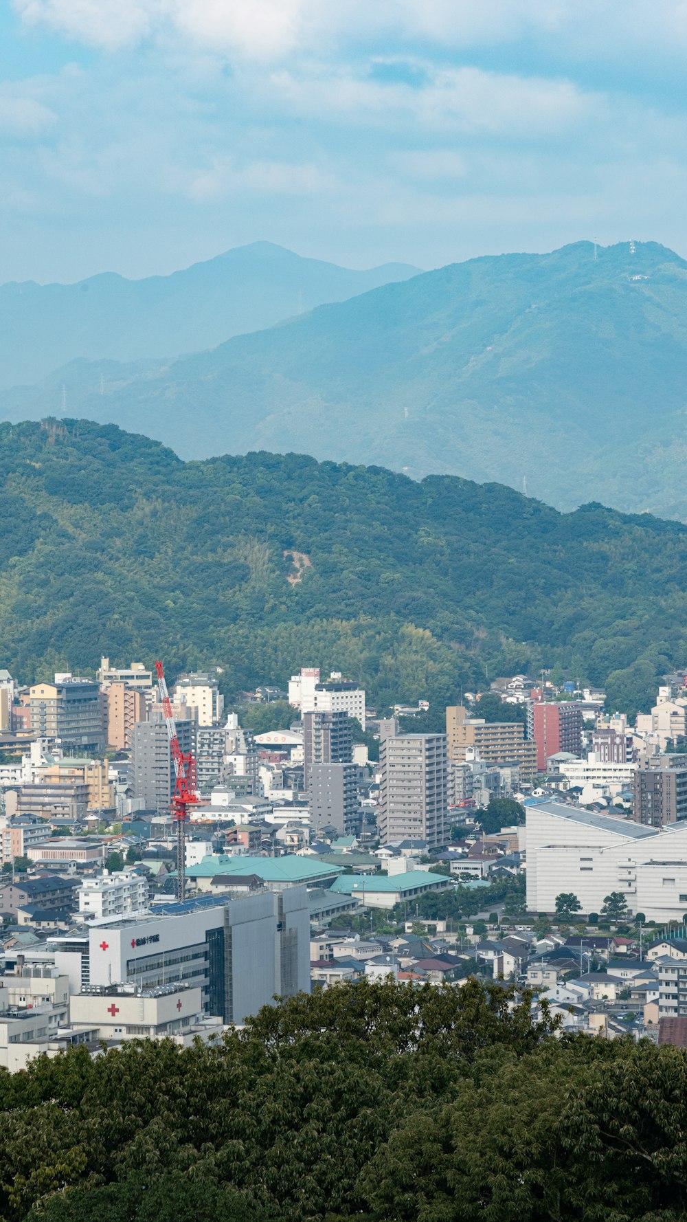 Vista aérea de los edificios de la ciudad durante el día