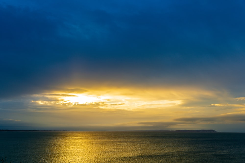 blue sky and white clouds during sunset