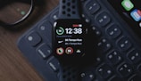 black and gray electronic device
