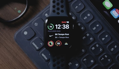 black and gray electronic device