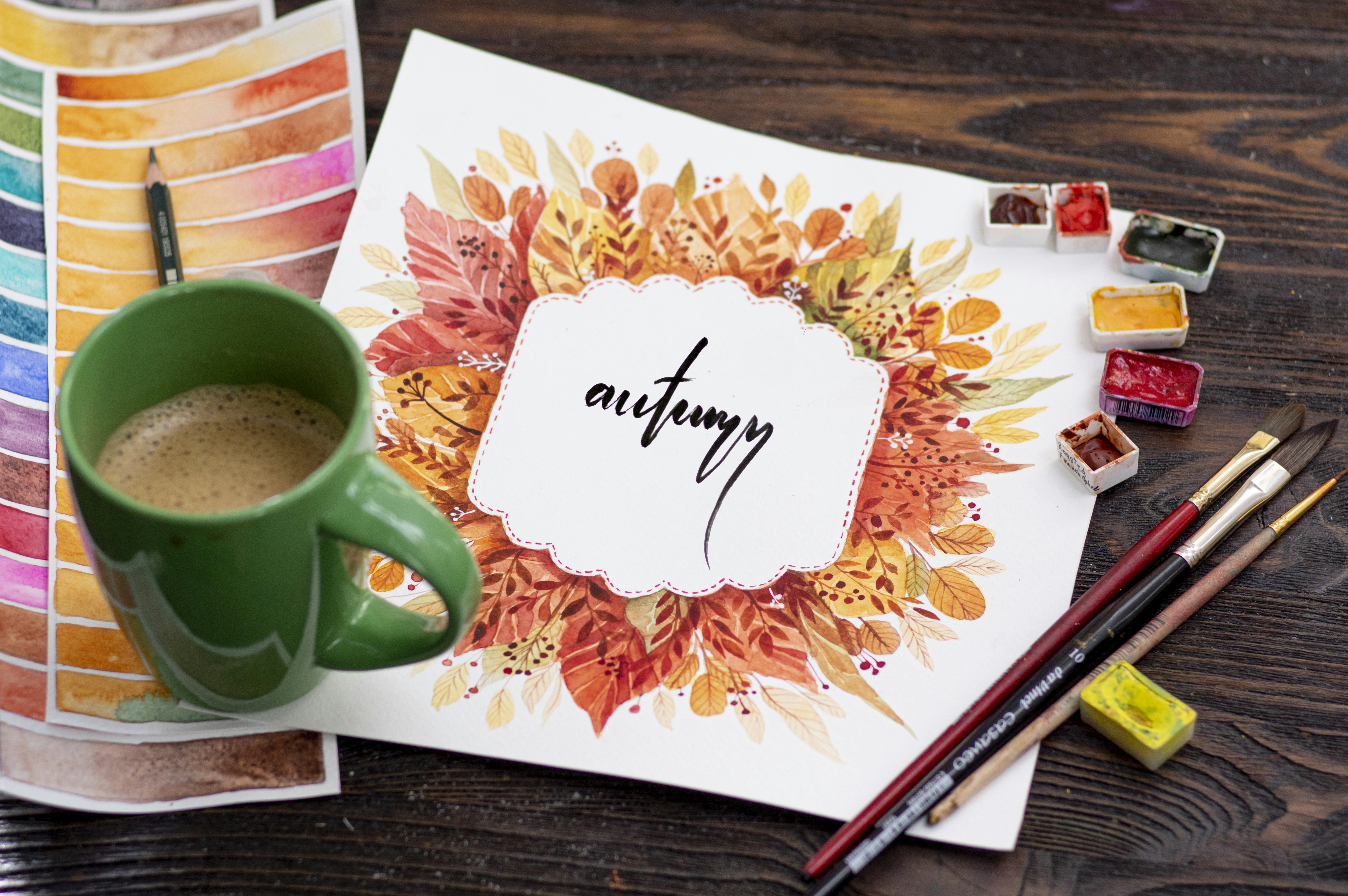 Download Coffee Yellow Pictures Download Free Images On Unsplash PSD Mockup Templates