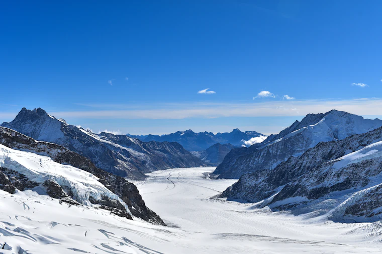 The Aletsch glacier, Jungfraujoch