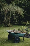 brown wooden boat on green grass field during daytime