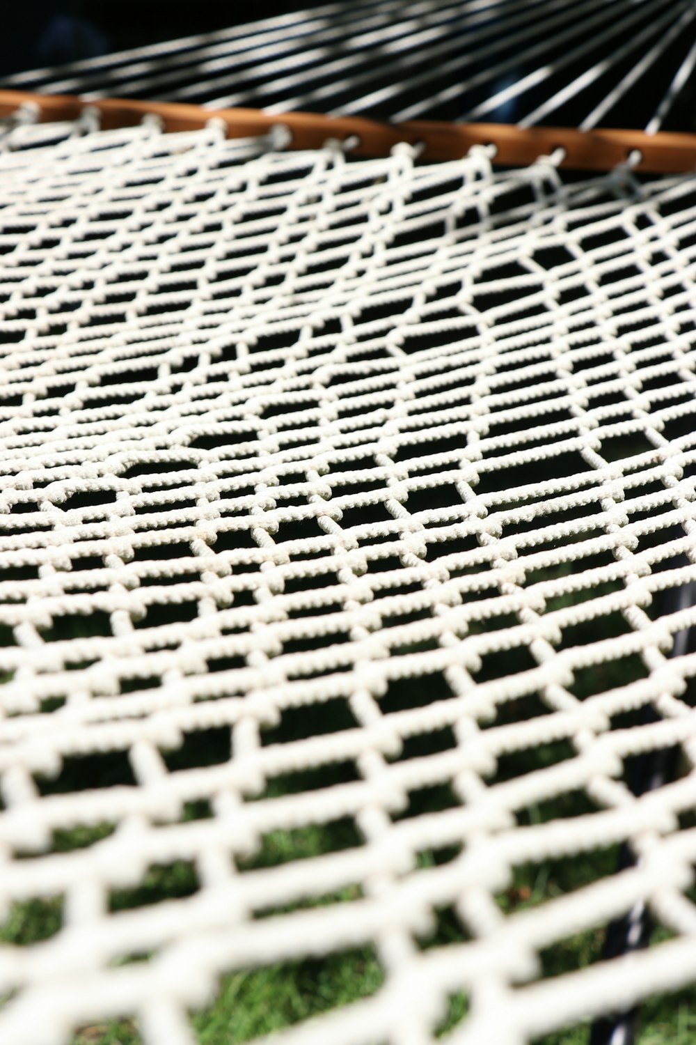 white net with water droplets