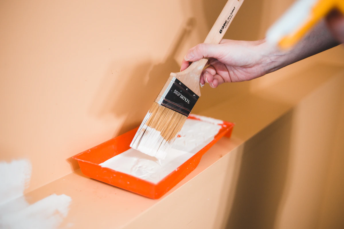 Professional residential painting project