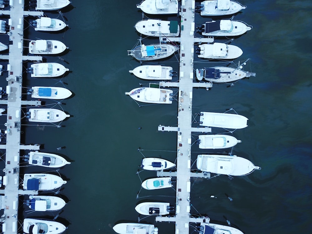 aerial view of cars on parking lot during daytime