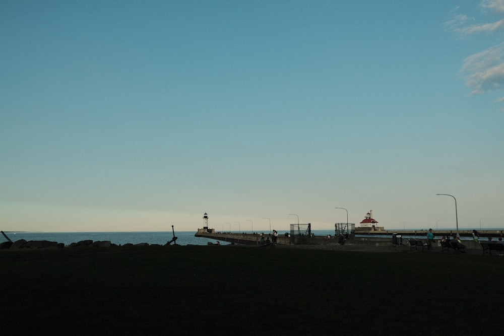 people on beach during daytime