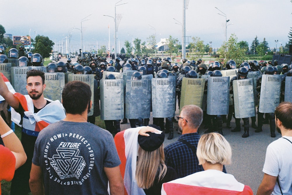 people standing on gray concrete floor during daytime