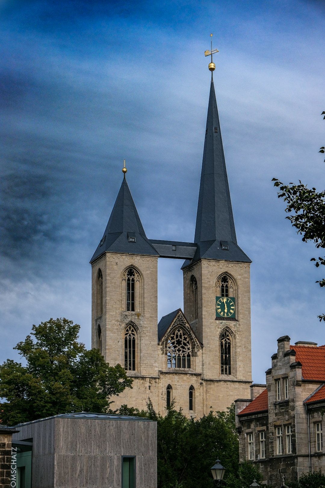 St. Martini Halberstadt - From Domplatz, Germany