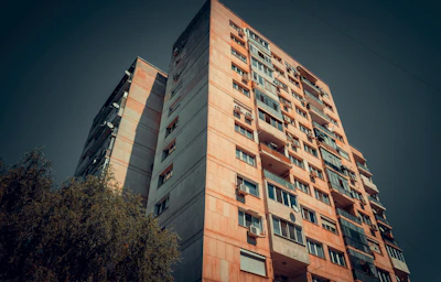 View of an urban residential building representing real estate and condominium law.