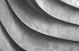 Architectural detail showing smooth transitions and fluid lines of a custom bowl.