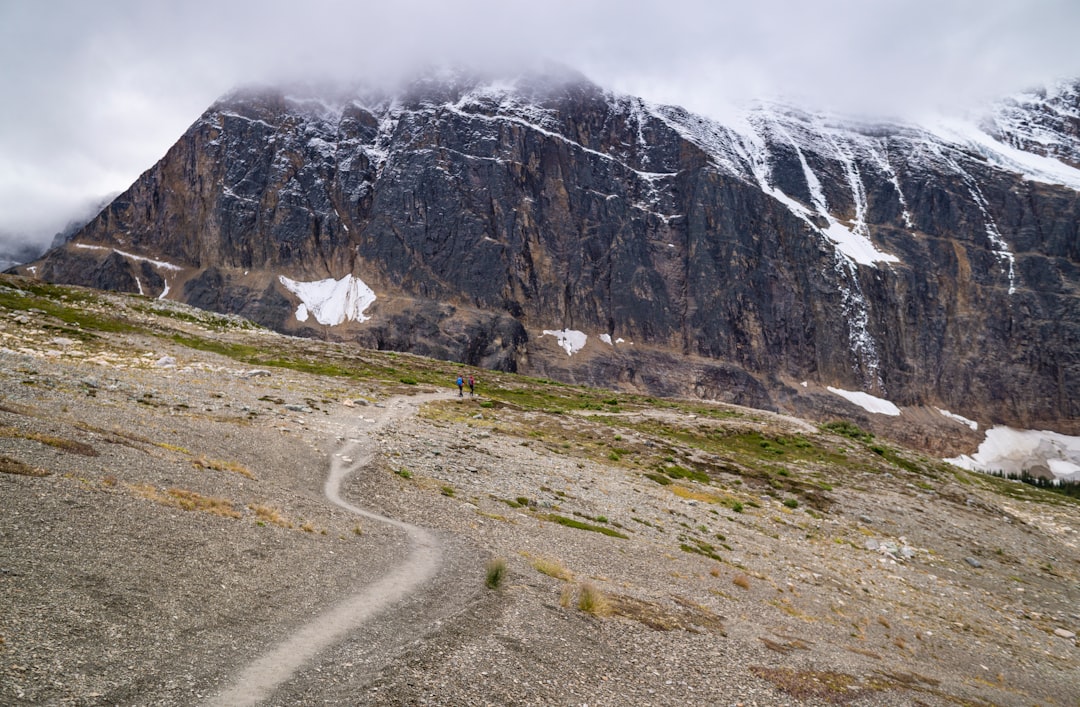 Hill station photo spot Mount Edith Cavell Athabasca Falls