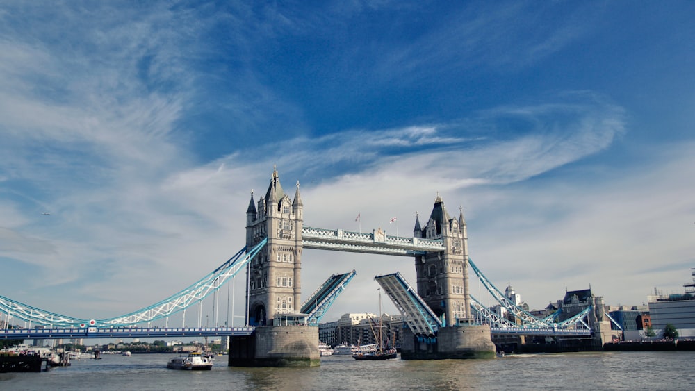 white concrete bridge under blue sky during daytime