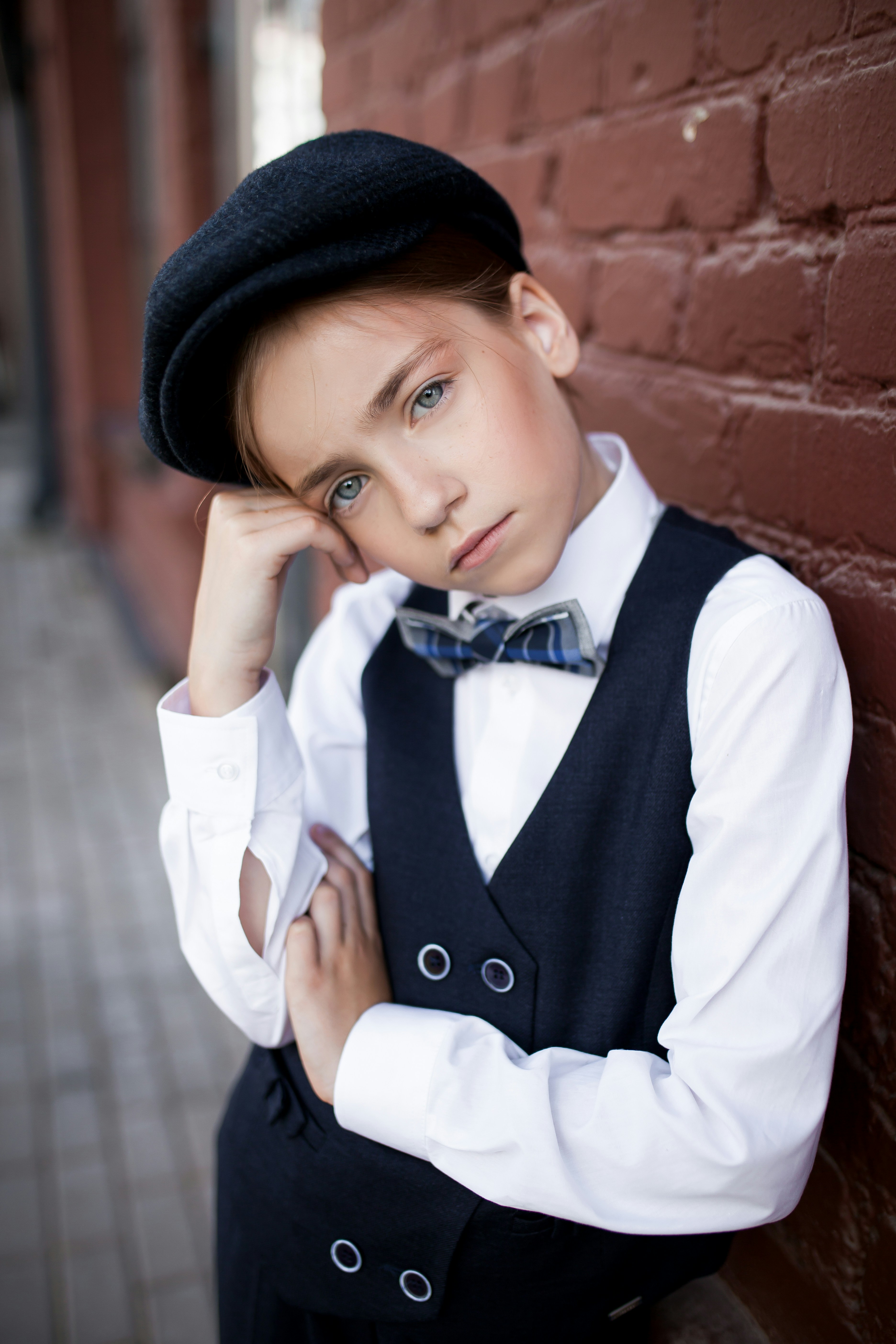 white dress shirt black vest