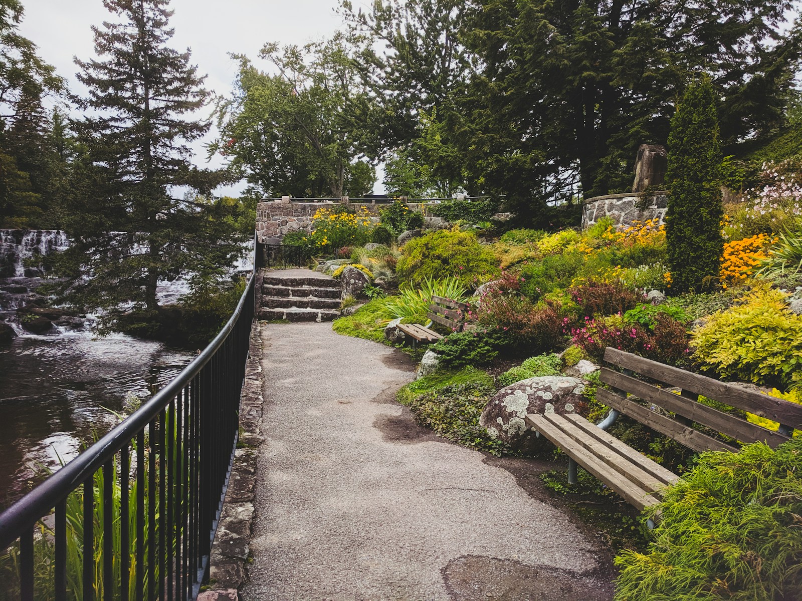 Bench in park