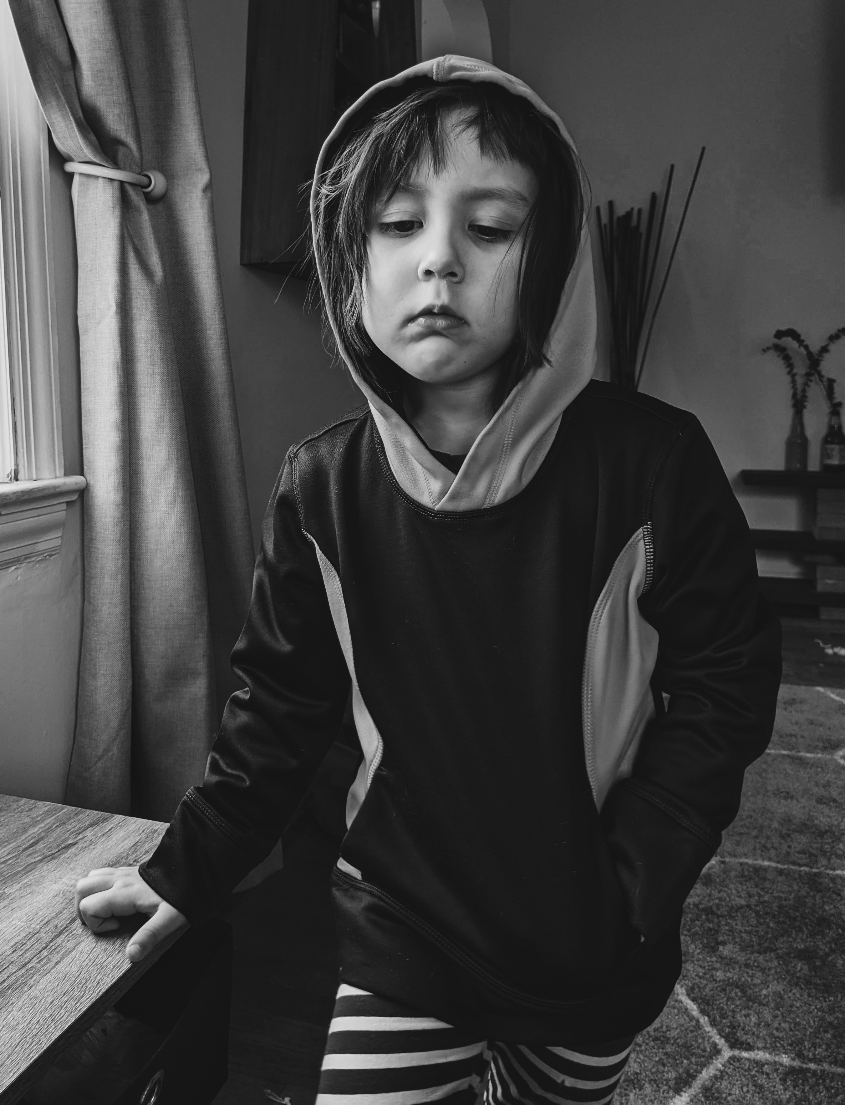 woman in black long sleeve shirt