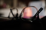 A close-up of ultra-thin lenses displayed elegantly.