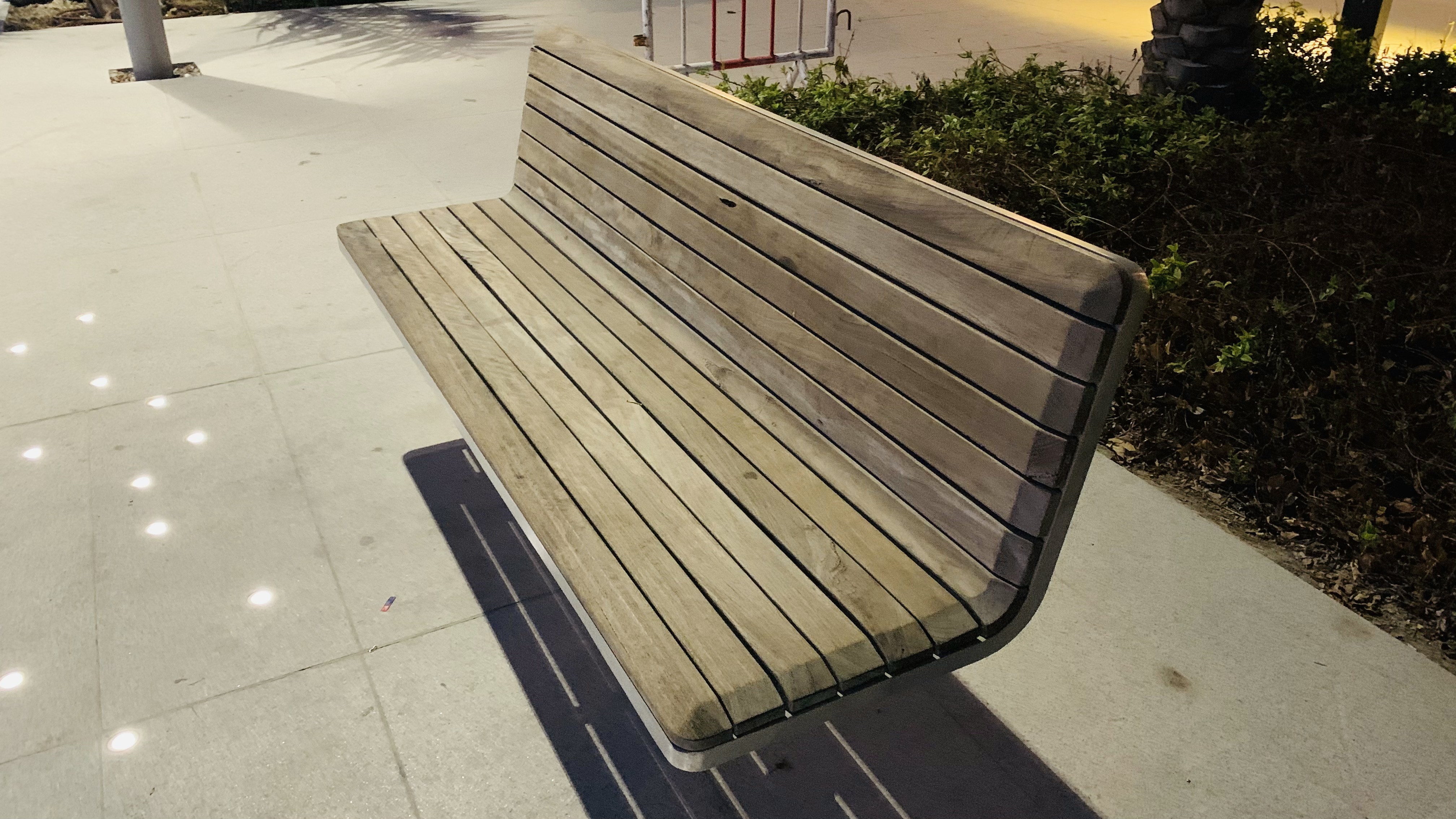 Minimalist Metal Bench