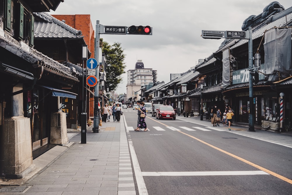 people walking on pedestrian lane during daytime