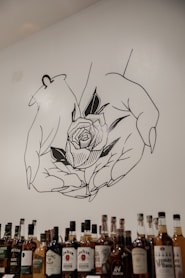 black and white animal illustration