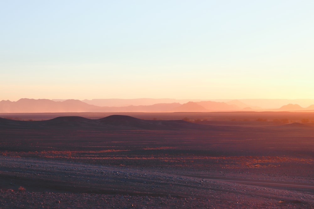 black asphalt road during sunset