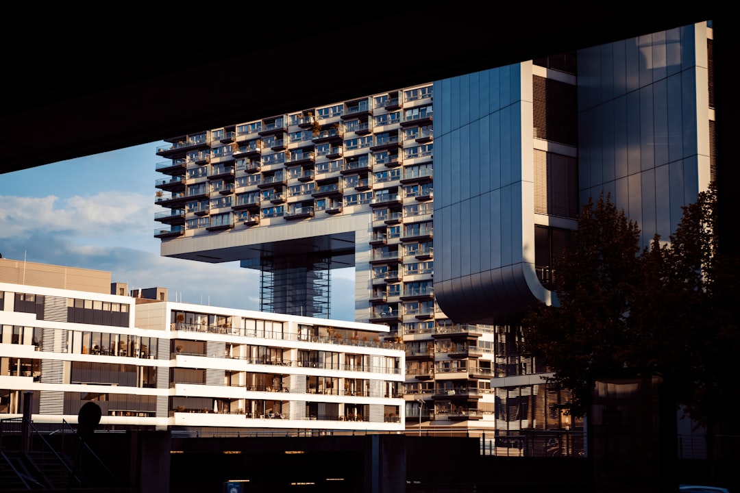 white and blue concrete building during daytime