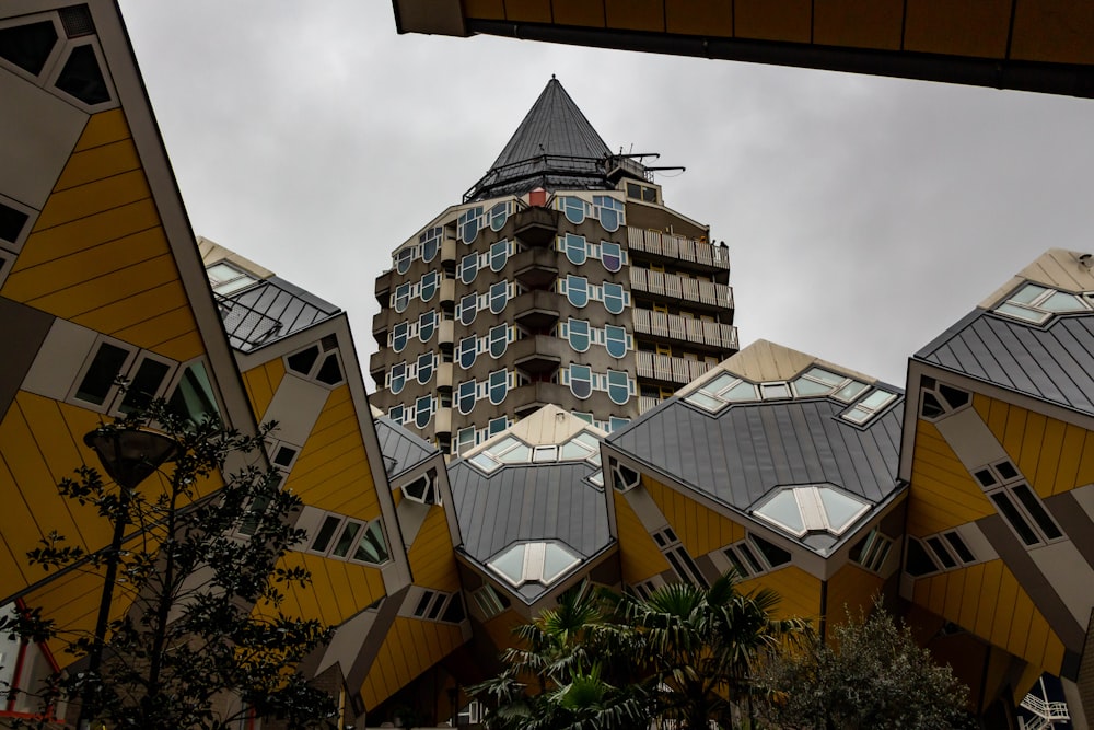 brown and white concrete building