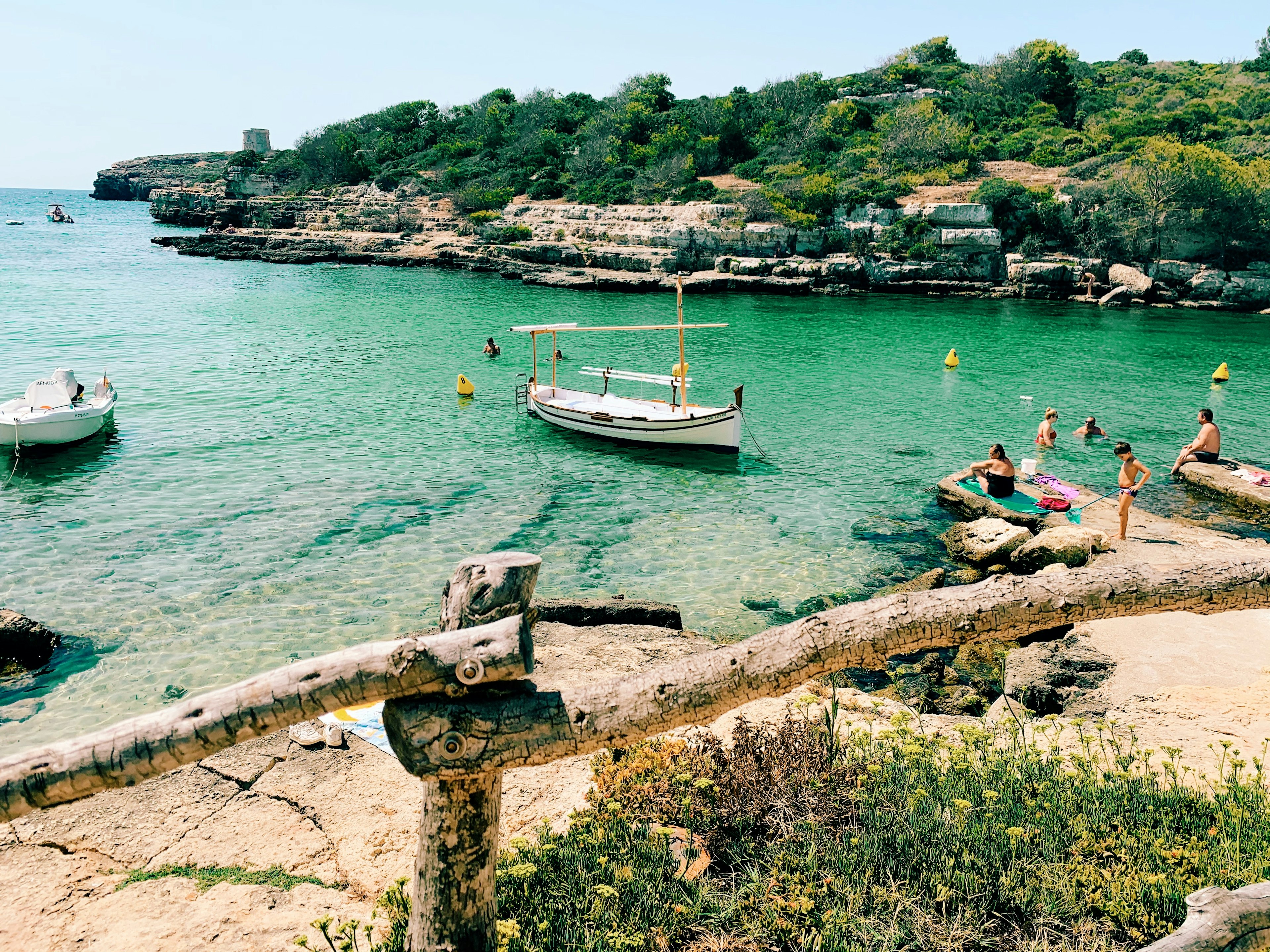 una caletta di Minorca dove praticare attività sportive