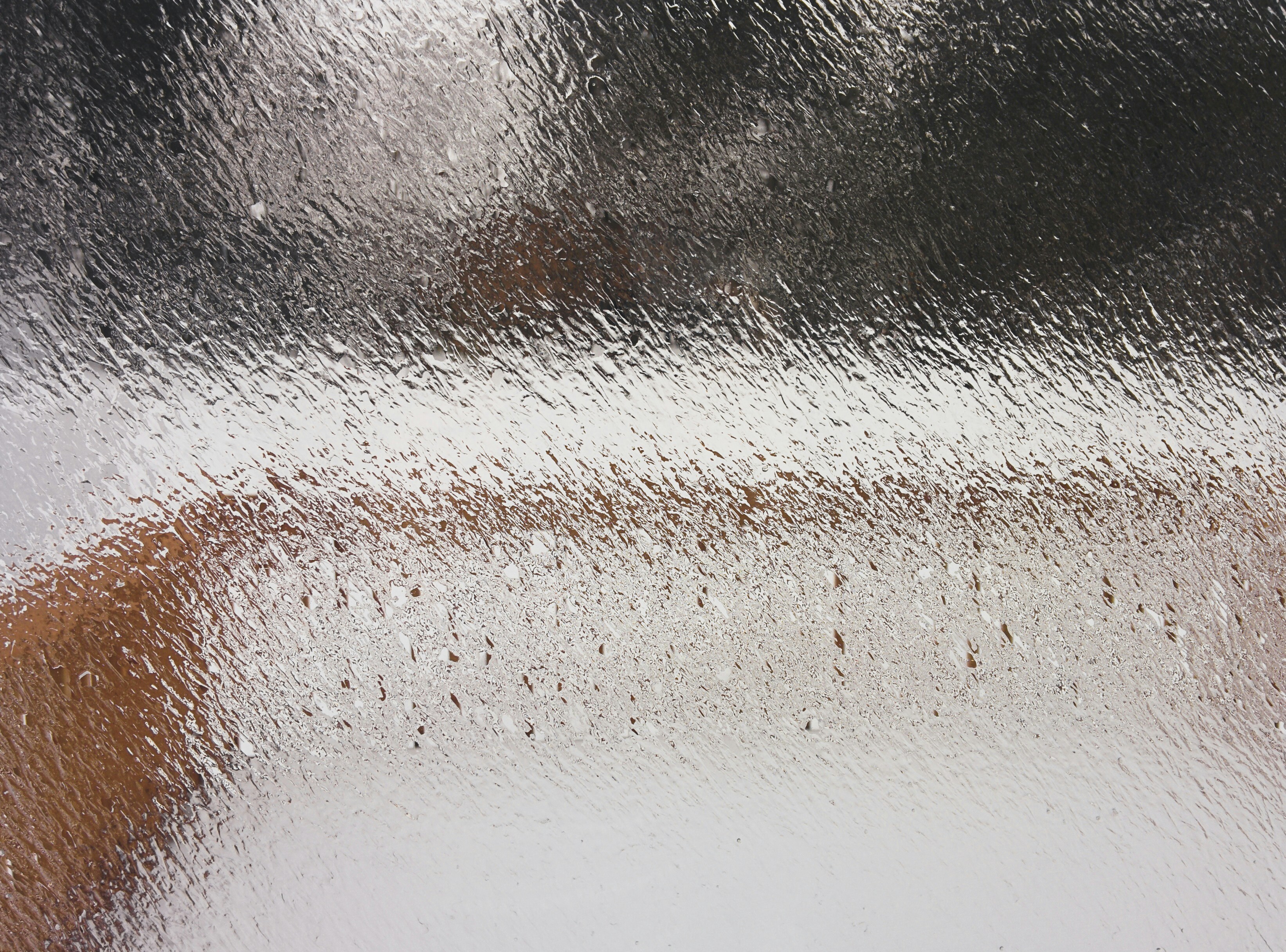 white and black abstract painting