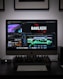 black flat screen computer monitor
